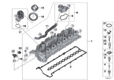 Крышка головки блока цилиндров