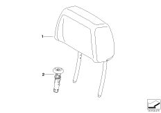 Подголовник переднего сиденья
