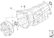 GA6L45R привод/выходной вал