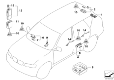 Различные огни