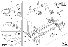 Задний кронштейн ЕЭК