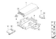 Детали SA 639 в багажном отделении
