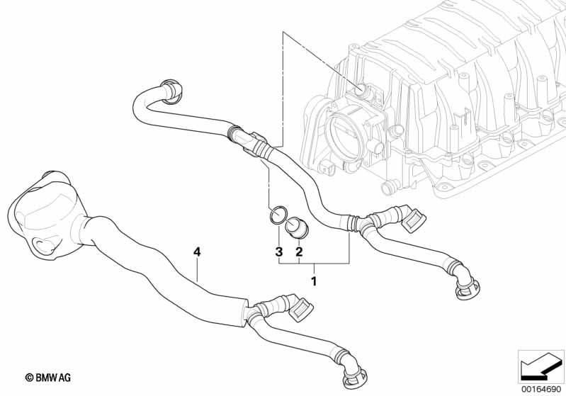Система вентиляции картера