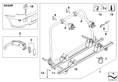 Задний кронштейн США