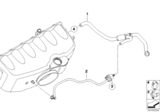 Двигатель с вакуумной сист.управления