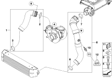 Сист.впуска воздуховода наддув.возд./AGR