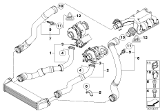 Сист.впуска воздуховода наддув.возд./AGR