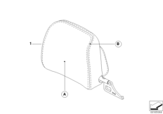 Индивидуальный подголовник Пд кожа