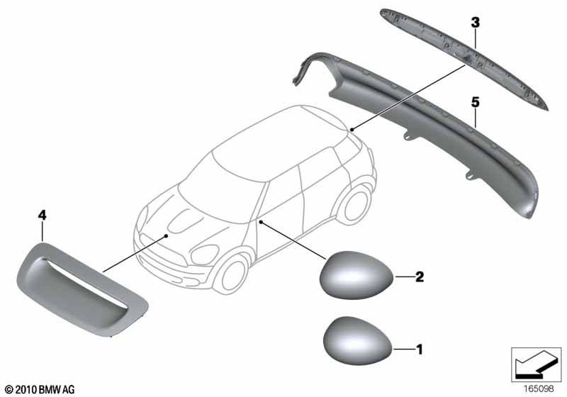 JCW аэродинам.принадлежности - R5x