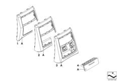 Накладки центр.консоли Individual Зд