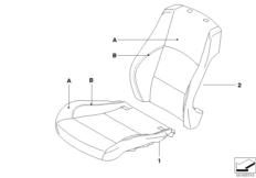 Инд. обивка спортивного сиденья Пд