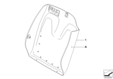 Индивид. задняя панель спорт.сид.кожа