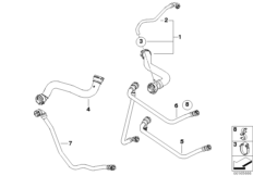 Водяной шланг системы охлаждения