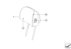 Индивидуальный подголовник Пд кожа