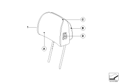 Индивид.подголовник базового сид. Пд