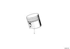 Поршень кривошипно-шатунного механизма