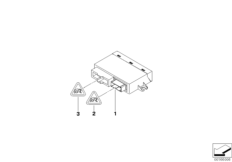 ЭБУ модуля складного верха кабриолета