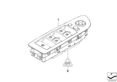 Выключатель стеклоподъемника стор.водит.