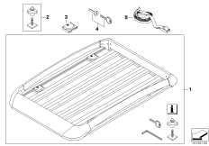 Багажный контейнер алюминий