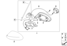 наружное зеркало заднего вида