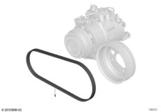 Ременный привод компрессора кондиц.