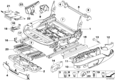 Сиденье Пд направл.сиден.с э/прив./дет.