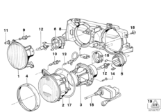 Детали фары