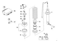 Амортизационная стойка Зд EDC