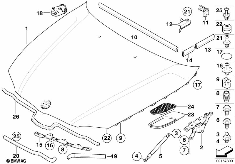 Капот/дополнительные элементы