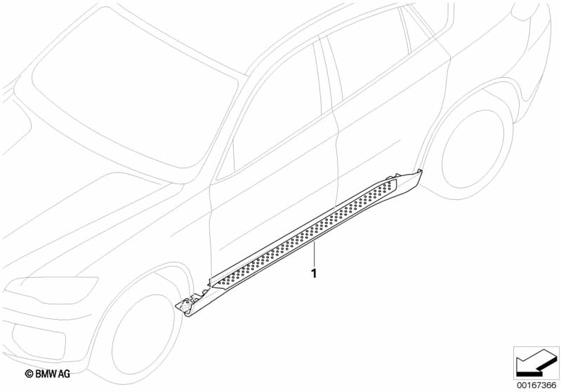 Дооснащение алюминиевым порогом