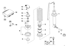 Амортизационная стойка Зд EDC