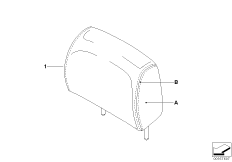 Инд.подголовник базового сиденья Зд