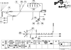Корпус вилки разъема жгута пров.двиг.