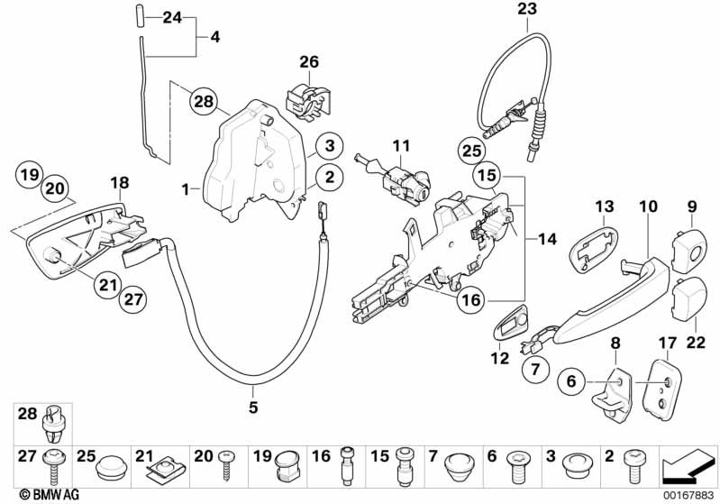 Привод двери/замок двери Пд