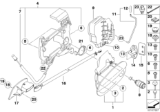 Система замков передней двери