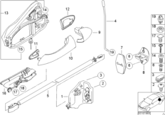 Система замков задней двери