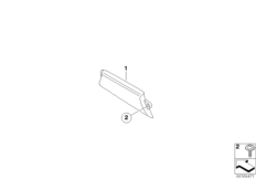 Внутренняя ручка двери Carbon