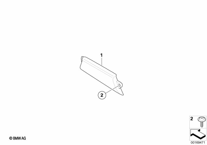 Внутренняя ручка двери Carbon