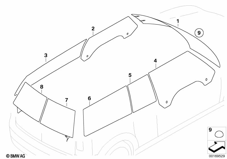 R52 лобовое стекло