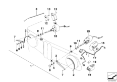 система омывателей фар