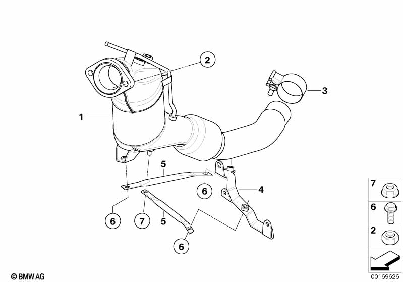 Катализатор для дизельного двигателя