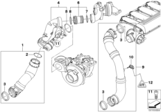 Сист.впуска воздуховода наддув.возд./AGR