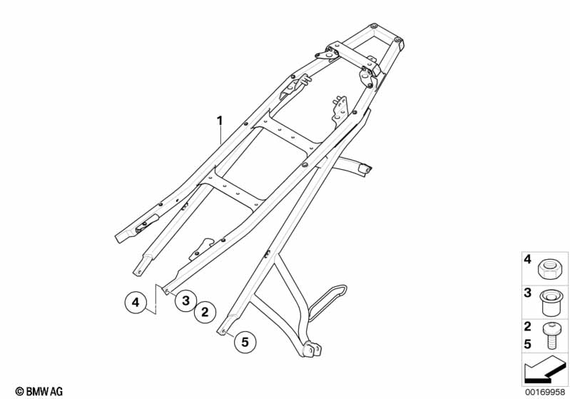 Задняя часть рамы