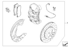 К-т тормоза BMW Performance Пд