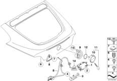 Багажная дверь/система запирания