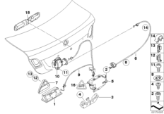 Багажная дверь/система запирания