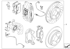 К-т спорт.тормоза John Cooper Works