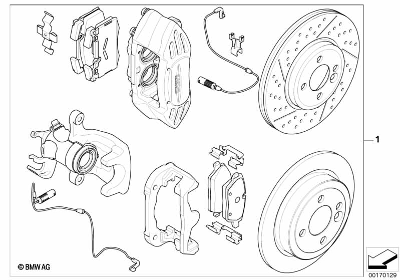 К-т спорт.тормоза John Cooper Works