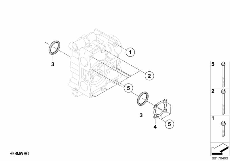 Крепление постели распределит.вала