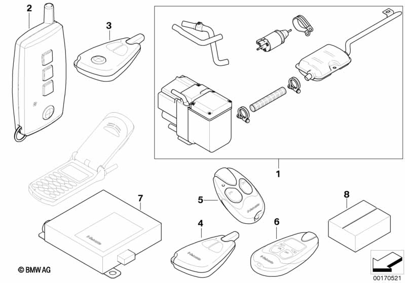 Комплект дооснащ.автон.сист.отопления